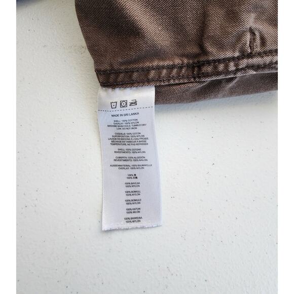 CC Filson Jack Shirt Jacket C.C. Brown Black Cotton Nylon Heavy Thrashed - Picture 9 of 11